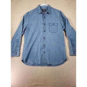 Wallin And Bros Shirt Mens Large Blue Collared Long Sleeve Button Up Casual